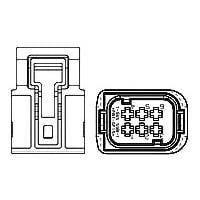 AMP Connectors - TE Connectivity 1-967332-2 ຮາວຊິງ JPT GEH ASSY 6P
