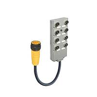 Lumberg Automation ASBV 8 4-3-242-RS190M ເສັ້ນສາຍອ່ານຄ່າ / ເສັ້ນສາຍກະທົບ