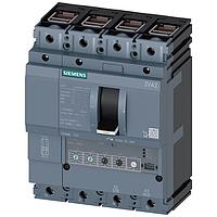 SIEMENS 3VA20638HM460AA0 ຕັ້ງປ້ອງກັນເສຍຫາຍ BRKR 3VA20 4P 63A 150KA ETU3-LIG BOX
