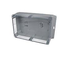 Bud Industries PN-1329-CMB ກະຕ່າງອຸປະກອນໄຟຟ້າ IP65 NEMA 4X ມີຝາທີ່ແຈ້ງແລະຂາຍຕິດຕັ້ງ (8.7 X 5.8 X 3 ນິວ)