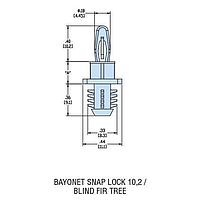 Heyco 10559F ບລາຍນ໌ມາວນ໌ HBS-12 V-0 ທຳມະຊາດ