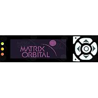 Matrix Orbital BGK19264A-BK-USB-TCI ຈໍສະແດງກາຣຟິກ LCD 192x64 ສີສາມສີ ຂໍ້ຄວາມ txt ພື້ນຫຼັງດຳ REV 2