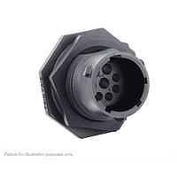 Eaton Souriau-Sunbank UTSX7148P ປຸ່ມອອກ Jam nut receptacle, ບໍ່ມີ backshell, ສໍາລັບ 8 ຕິດຕໍ່ຊາຍ, IP68/69K