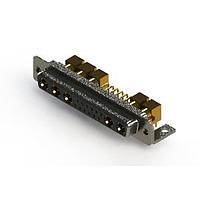 EDAC 630-17W5240-7N4 ຕູ້ຕິດຕໍ່ D-Sub ປະສົມມຸມຂວາ ຕູ້ຕິດຕໍ່ພະລັງງານ Combo D-Sub