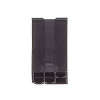 Molex 46999-0277 ປລັກ Shrouded MiniFitJr 6Ckt DR V0 ສີດຳ ບໍ່ມີຫນ້າຫູ
