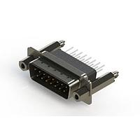 EDAC 627-015-381-077 ຕົວເຊື່ອມ D-Sub - ຕົວເຊື່ອມ D-Sub ຮ່າງເຫຼັ້ມແບບຕັ້ງຕົວມາດຕະຖານ