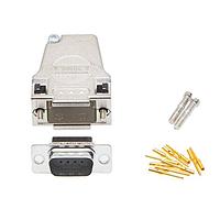 Molex 173114-0959 ຊຸດປົກຄຸມດ້ານຫຼັງ D-Sub FCT Backshell CONN Kit D-Sub CONN Machined Crimp Signal CONT 9 CKT 45 DEG