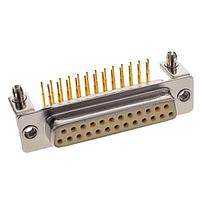 NorComp 773-E25-213R461 ຕົວເຊື່ອມ D-Sub - ຄວາມໜາແຮງມາດຕະຖານ IP67 25F R/A .283 HW