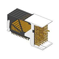 Amphenol FCI 10052824-101LF Headers VS AIRMAX, R/A HDR 72POS, PRESS-FIT