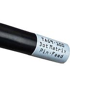 HellermannTyton 596-17100 ປ້າຍຊື່ສາຍໄຟຟ້າ & ປ້າຍມາກເກີ Thermal Transfer Labels, Self-Laminating, 2.0" x 1.5" x 5.25", 2 Across, VL, ສີຂາວ, 1000/ລົດ