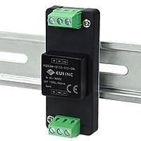 CUI Inc PQDE6W-Q110-S12-DIN ອິສເອລເທດ 12 Vdc, 0.5 A, 6 W, 40-160 Vdc ອິນພຸດ ຣ່ານ