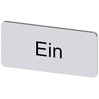 SIEMENS 3SU19000AC810AB0 ປ້າຍປ້າຍຊື່, Ein INSCR. LABEL, SILVER 12.5 X 27MM, EIN
