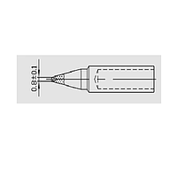 WELLER MXT H ເຄັດລັບການເຊື່ອມ (0.8mm)