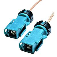 Adam Tech CA-FJFJ-ZZ00450WP ການປະກອບສາຍ RF CABLE ASSEMBLY, FAKRA