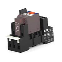 AMP Connectors - TE Connectivity PT3S7SB5 ມາດຕະຖານ 3 ແບບ C 10A 115 VAC ໄຟ LED ແດງ