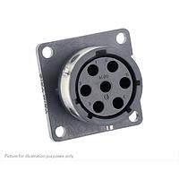 Eaton Souriau-Sunbank UTGX0147S ຮອບຮອງຮູບສີ່ແຫ່ງຮອບຮອງ, ບໍ່ມີຝາຫຼັງ, ສໍາລັບ 7 ຂໍ້ຕິດຍິງຜູ້ຍິງ, IP68/69K