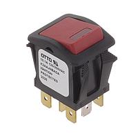 OTTO K2AAJNBADA ສະຫງວນສະຫງວນສະຫງວນ Rocker Switch RockerSwitch 1C1/3C2 NONE 2-C1/4-C2 DPDT