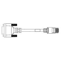 Omron Automation and Safety V320-WR-1M ອຸປະກອນເສີມ CBL, RJ50 TO DB15, 1M