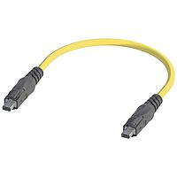 HARTING 33280101002005 ເຄື່ອງສາຍ Ethernet / ເຄື່ອງສາຍເຄືອກຕ່າງໆ T1 SPE IP20 1x2xAWG22/7 PUR 0,5m