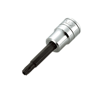 KTC BT3-T55H 3/8" Sq. T-Type Torx Bit Socket ສໍາລັບ fasteners ທົນທານຕໍ່ Tamper (T55)