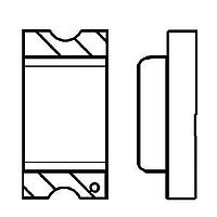 Dialight 597-3901-830F ໄຟ LED ພະລັງງານສູງ ສີຂາວ, 20mA