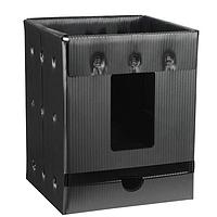 Protektive Pak 37568 ຖານຢືດມົນການເກັບສະຫຼຸບ, ESD PLASTEK, 7" ແນວຕັ້ງ