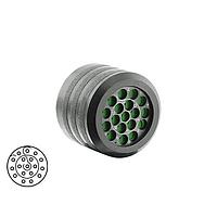 Eaton Souriau-Sunbank CL113102 ຄລັມປ໌ສາຍສະບັບ / Backshells 18P Pin Backnut Sz 3 Sealed