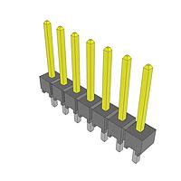 Samtec HTSW-107-14-L-S ພິນເຮດເດີຮອງຮ້ອນສູງ ສະແຕຣິບພິນເຮດເດີ PCB