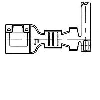Yazaki 71166041 ຂໍ້ຕໍ່ TERM 312 FEM 8.0MM UNSLD