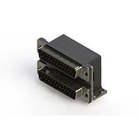 EDAC 661-025-664-055 ຕູ້ສະຫນອງ Dual Port D-Sub ມຸມຂວາ ຕູ້ສະຫນອງ Dual Port D-Sub