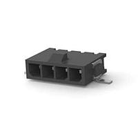 AMP Connectors - TE Connectivity 2-1445057-4 ຫົວຂໍ້ HDR ASSY 4 POS R/A SINGLE ROW TIN