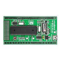 Mikroe MIKROE-703 ບອດພັດທະນາ MIKROBOARD 8051 40 PIN ມີ AT89S8253