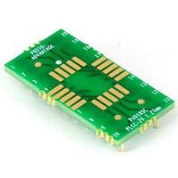 Chip Quik PA0105C ອາແດບເຕີ PLCC-20 ເປັນ DIP-20 SMT Adapter (50 mils / 1.27 mm pitch) Compact Series