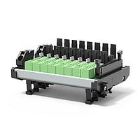 E-T-A Circuit Breakers SVS02-16-P310-L50-S15-E00-B10 ຕັ້ງຕົວຕັດກົດ PDS ສໍາລັບ ESS20-003 16P, 3 ເທີມ, 5 ອອກໂຫຼດ, 1 ເທີມສັນຍານ, 5 ໂພນ