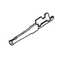 AMP Connectors - TE Connectivity 1658686-3 (Cut Strip) D-Sub Contacts SKT 28-22 PHBZ/AU ແຖບຕັດ 100 ຊິ້ນ