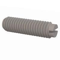 Essentra Components 011032S062 ຊຸດສະກຣູ Set Screw, ຫົວສະກຣູມີລາຍຂອງ Slotted, ການດັບສາຍ #10-32, ຄວາມຍາວ 5/8
