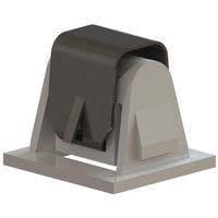 Essentra Components DCS-7 ກັບຈອງພາເນວ, ສີເງິນ/ທຳມະຊາດ, ຮູ 0.515 ນິ້ວ x 0.656 ນິ້ວ