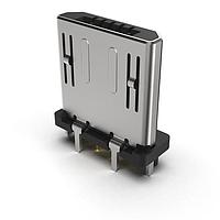 GCT (Global Connector Technology) USB3150-30-130-A ຂໍ້ມູນການເຊື່ອມ Micro USB Type B Micro B Plug, ຕັ້ງຕົ້ນ, TH, 30u", ມີກະແພກ, 1.30mm stakes & leads, T&R