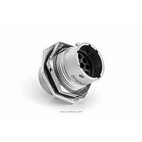 Amphenol SINE Systems RT071412PNH03 ຕົວເຊື່ອມຕໍ່ປະກອບ, ນັ່ມກະເປົາ, 12 ຕຳແໜ່ງ, ຜູ້ຊາຍ, ຂະໜາດເປົາ 14, ມີຢາປິ່ນປົວຊິໂລຄອນ