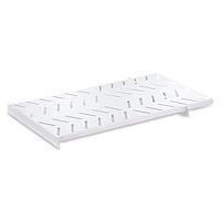 Panduit RSHLF36WH ຕູ້ວາງແລະຕູ້ວາງລູກຖັງ 19" X 36" ຊັ້ນວາງແບບ Rack ສໍາລັບຕູ້ 4 ໂພສ, Wh