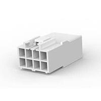 AMP Connectors - TE Connectivity 176286-1 ພາວເລີ້ມໃຫ້ບອດ RCPT 8 POS NATURAL