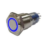Adam Tech SW-PB7-03LB32DFRR12V ສະຫນັບສະຫນູນຕໍ່ການທຳລາຍ ANTI-VANDAL PUSHBUTTON SWITCH, 1
