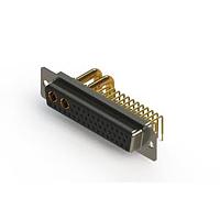 EDAC 630-43W2250-4N1 ຕູ້ຕິດຕໍ່ D-Sub ປະສົມມຸມຂວາ ຕູ້ຕິດຕໍ່ພະລັງງານ Combo D-Sub