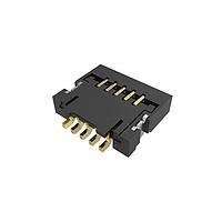 Amphenol FCI 59453-051110ECHLF ຕົວເຊື່ອມ 0.50mm Flex Connectors, FPC/FFC Side Entry ZIF Connector, Surface Mount, 5 Positions, Bottom Contact, 0.50mm (0.020in) Pitch.