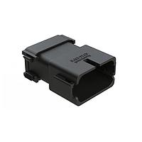 Amphenol SINE Systems AT16-18PC-K004 ຝາຮັບ 18 ທາງ 18 ຕຳແໜ່ງ, ມີກະແຈ C, ສີດຳ