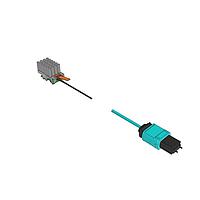 Samtec PCUO-G3-04-010 ການປະກອບສາຍເສັ້ນແສງ Fiber Optic PCIe(R)-Over-Fiber
