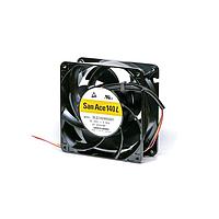 Sanyo Denki 9LG1424H5001 Axial Axial, 140x140x51mm, 24VDC, 1.04"H2O, Ribless, ອາຍຸຍາວ 180Khr, 3xWire, Tach