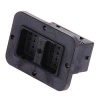 Amphenol SINE Systems ARC12-24PB ຫົວຂໍ້ 24 ຕຳແໜ່ງ, ປະຕູຮັບ, ຕິດຕໍ່ດ້ວຍຫົວກັບ, ຂະໜາດ 16, ການແຊກດ້ວຍການຕິດສະຕິດສໍາລັບ Jackscrew, ກະທົບ B, ມີຂອງປົກກະຕິ, ສີດໍາ