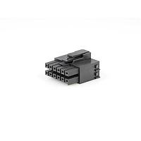 Molex 172258-3112 ຮາກຮອງ Receptacle ULTRA-FIT HSG Dual 12Ckt ສີດຳ