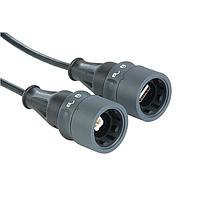 Bulgin PXP6041/AB/2M00 ສາຍຕໍ່ມາດຕະຖານຮູບວົງກົມ - ປິດກັນ A ເຖິງ ປິດກັນ B